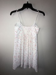Wild Fable Floral Print Tie-Front Ruffle Trim Mini Babydoll Dress