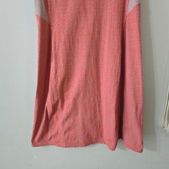 Columbia State of Mind Sleeveless Summer Dress Pink Grey Geometric Size L Large