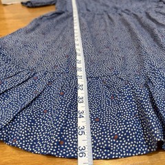 Lucky Brand Short Sleeve Polka Dot Dress Size L Boho Stretch Waist Seller Owned