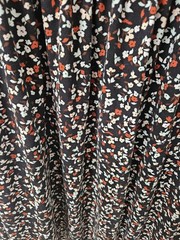 Simple Be Black Floral Dress Knee Length Ladies Uk 20 Polyester