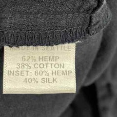 Prairie Underground L Hemp Cotton Blend Tank Tunic Dress Pockets