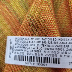 Zara Jacquard Knit Mini Dress Size S Retro 60s Mod Boho Citrus Yellow Green Red