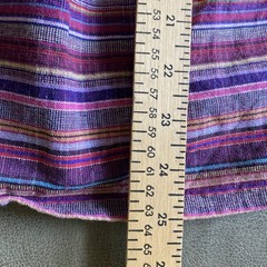 Lucca Couture Striped Button Front Fit & Flare Boho Indie Festival Dress Size M