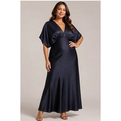 Petal & Pup Ricki Maxi Dress Midnight Indigo Women Satin Formal Maxi Dress