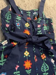 Disney Parks Authentic It&rsquo;s a Small World « Goodbye » Floral Flared Tea Dress XS