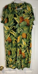 Jams World 60th Anniversary Button-up Shirtdress Dress Pina Pa&rsquo;ina Pineapple SM