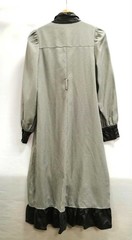 Bubbles Check Long Dress Brown F Used