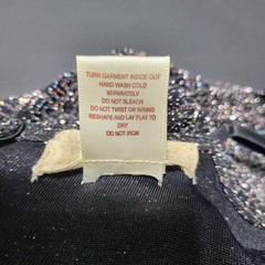 Altar&rsquo;d State Black Multi Color Glitter Metallic Mini Bodycon Dress Small