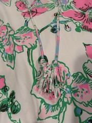 Lilly Pulitzer; SIZE LARGE; Johanna Sleeveless Coverup; Orchids On The Ave. EUC!