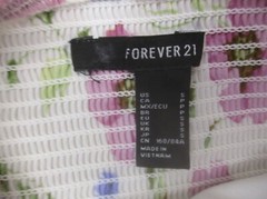 FOREVER 21 Size S Womens Floral Cami Open Ruched Back Short Flare Sundress 819