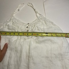 Spell And The Gypsy Linen S Lace Strappy Lined Cami Slip Mini Dress Beach READ