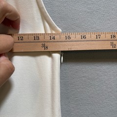 Marcella NYC Clara Mixed Media Tank Maxi Dress Off White Poplin Pockets Medium