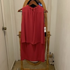 Radish Solid Sleeveless Knee Length Shift Dress Style 83359001 Size 6