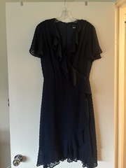 Lovely Tahari dotted swiss fabric