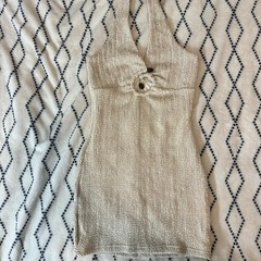 Medium Windsor Strolls In The Sand Halter Bodycon Mini Dress