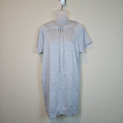 Brigitte Brianna Hooded Sweatshirt Dress S Lightweight Athleisure Comfy Casual