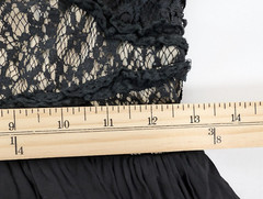 Y2K Maxi Slip Dress XS Small Crochet Lace Black Boho Witchy Goth Fairy