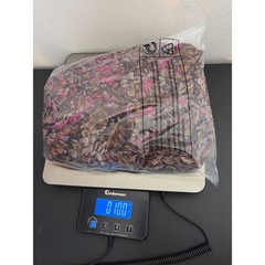Natural Life Womens XS/S Floral Tiered Midi Dress Pink Embroidered Pockets Brown