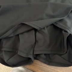Elle Sport Women’s XL Black Tank Dress With Skort Summer Tennis EUC C7