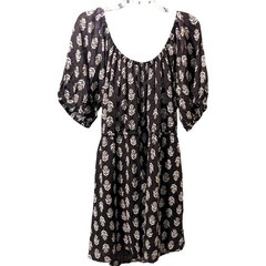 NWT Old Navy 2X Floral Puff Sleeve Swing Dress Mini Cottagecore Boho Plus Size