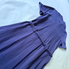 Brooks Brothers Navy Pique Short Sleeve Button Front Dress with Belt Size M