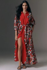 Anthropologie – Mona Linen Shirt Dress by Maeve