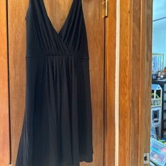 Express Black Dress Size M Low Front And Low Back Perfect Date Night Dress