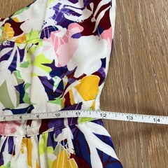 J.Crew Mini Dress 00 Floral Spaghetti Strap Silky Pockets Summer Beach Casual