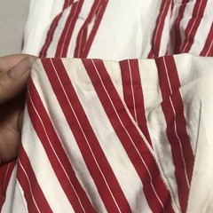 Anthropologie Odille Red Multi-Color Striped Regatta Dress Size 4