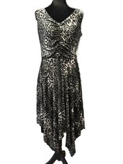 ISADORA Leopard Sharkbite Dress