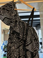pep&co 2 x dresses size 22 ladies black/white, brown, multi/ new