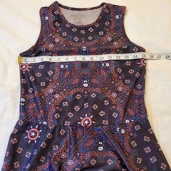 Mighty Fine Marvel Comics Captain America Sleeveless Skater Dress Size Small