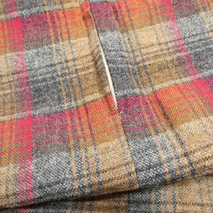 Vintage Plaid Shift Dress Womens Medium Sleeveless Knee Length Zip Fall Winter