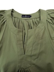 Tuckernuck Pomander Place Finley Flutter Sleeve Dress in Sage Green Size Large