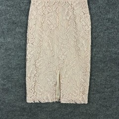 Alexis Dress Small Ardella Rose Blush Lace Midi Sheath Party Formal Ceremony
