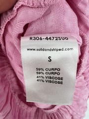 SOLID & STRIPED Pink The Robin Cover-Up Dress Size S