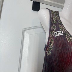 India Boutique Boho Y2K Maxi Dress OS Embroidered Tie Dye Hippie Festival