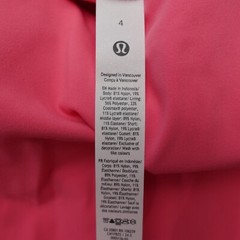 New Lululemon Size 4 Align Short Sleeve Dress SAKP Sakura Pink 3&Prime; Liner Nulu