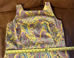 LAUREN Ralph Lauren Sleeveless Pretty Dress Women Multi Knee Length Back Zip 10