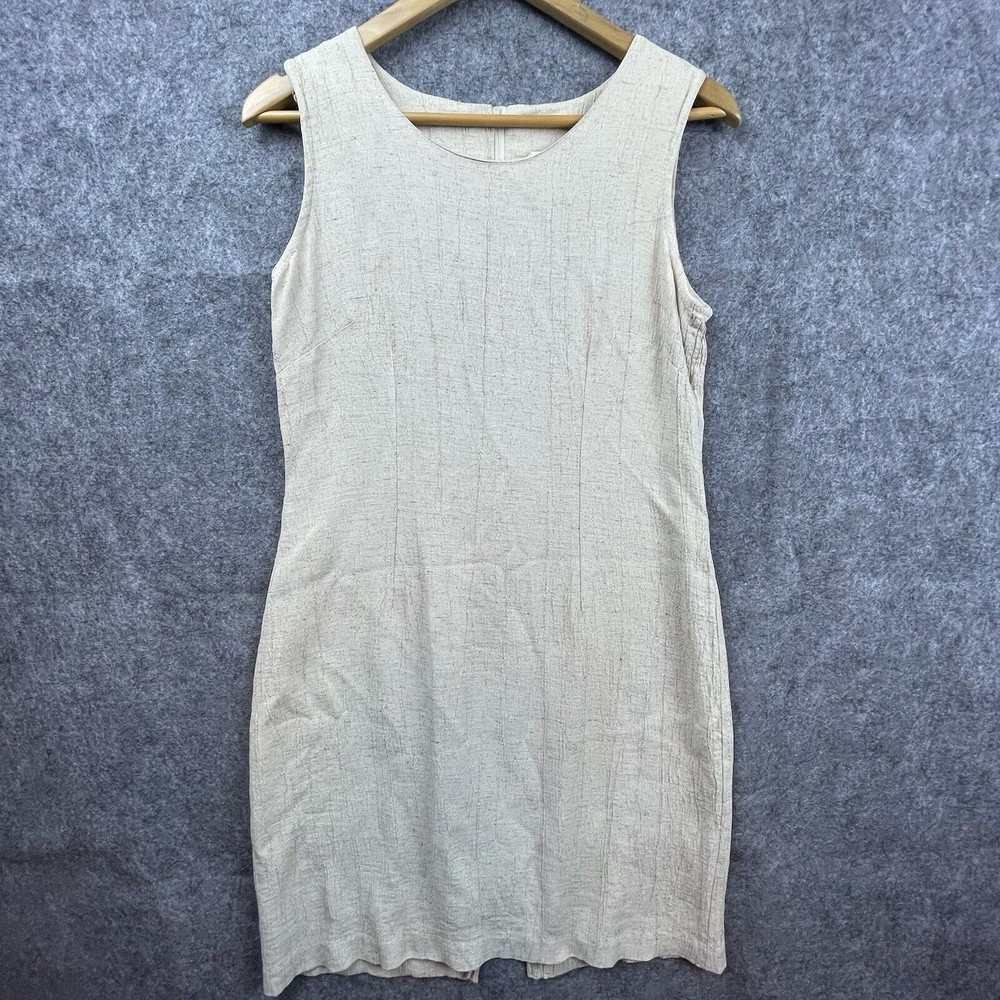 Vintage Linen Summer Dress 8 Flax Base Layer Lightweight Sustainable Breathable