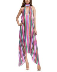 Jewel Badgley Mischka Stripe Flowy Dress Women&rsquo;s 10