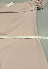 Aritzia Contour Castoro Dress Med Pink Mini Off the Shoulder Clubwear Party NWT