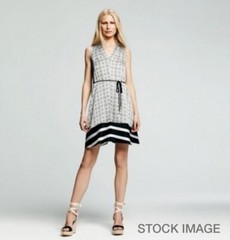 New! | Peter Som for Design Nation | Chakra | Black Combo Print Dress | Small