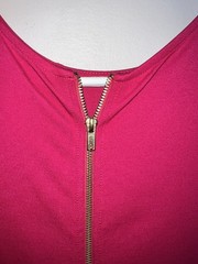 Felicity & Coco pink cap sleeves sheath midi dress size Small