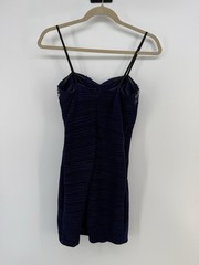 Morgan & Co. junior Purple Sleeveless sweetheart body con Dress Size 3/4 USA 90s