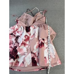 Keepsake the Label Last Stand Dress Womens Medium Mini Hoco Blush Floral New