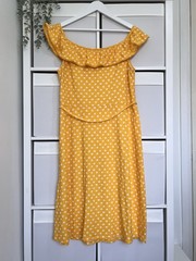 Boden Bethany Midi Dress Size 18 Yellow Cotton Jersey Belt Summer Holiday