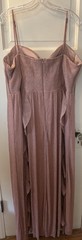 Aqua X Wicked Collab Metallic Mesh Corset Ruffled Maxi Dress Pink SZ XXL Fairy