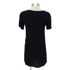 WILFRED FREE Mini Shift Dress Aritzia Teigen Black Short Sleeve Womens XS