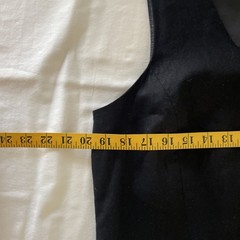 JG Hook Black Linen Sleeveless Shift Dress 14